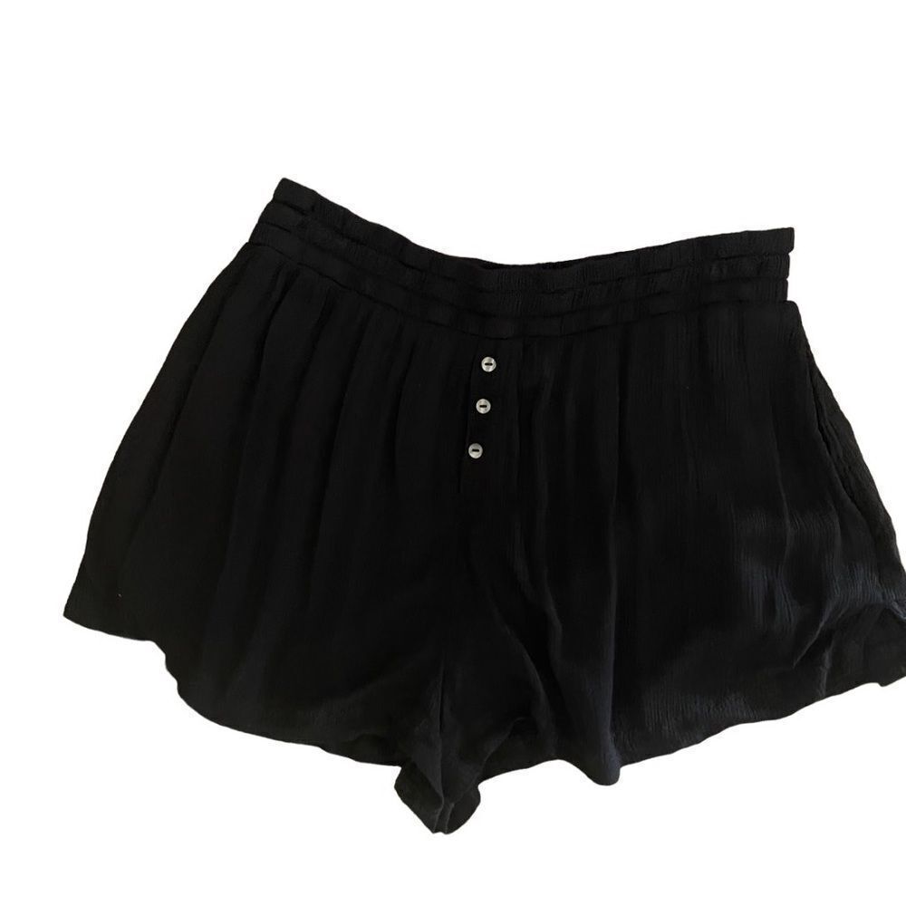 Out from Under by Urban Outfitter short black shorts with elasticized waist sz M - Picture 1 of 3